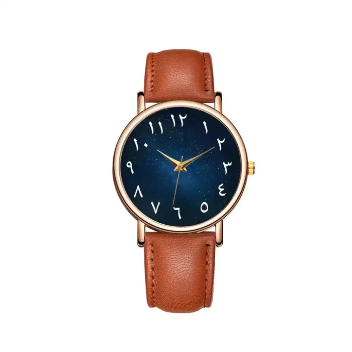 Simple Arabic Numerals Women Watch Unisex Casual Leather Belt Quartz Watch Fashion Men Wristwatch Clock Gift Relogio Feminino