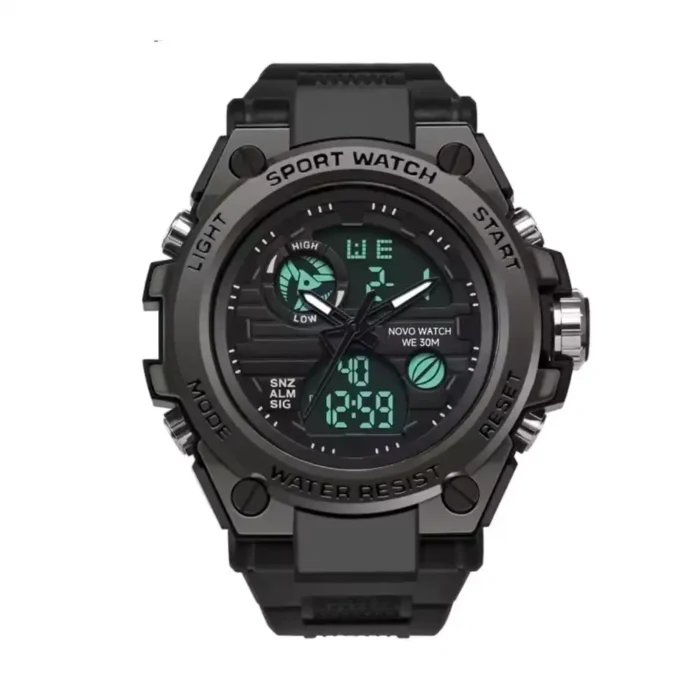 New Fashionable Dual Display Watch for Junior and Senior High School Students Electronic Watch Multi functional Quartz Watch
