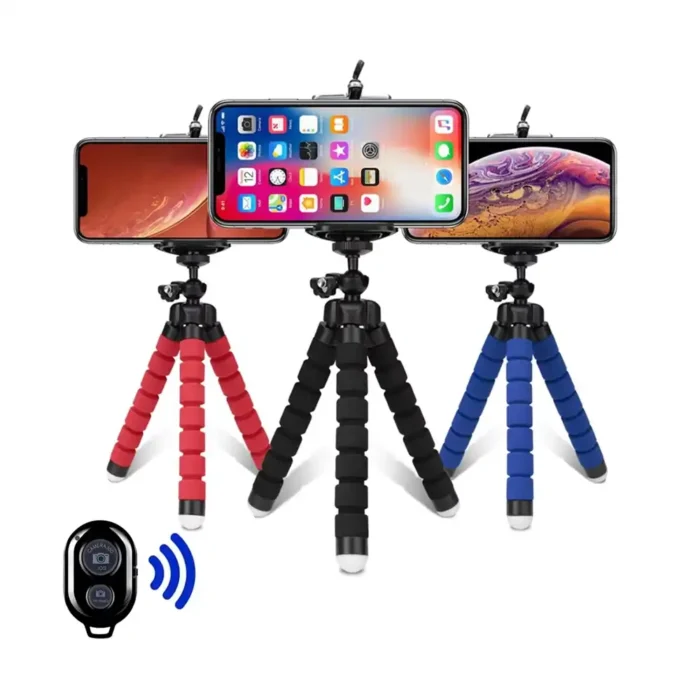 Tripods Tripod For Phone Mobile Camera Holder Clip Smartphone Monopod Tripe Stand Octopus Mini Tripod Stativ For Phone